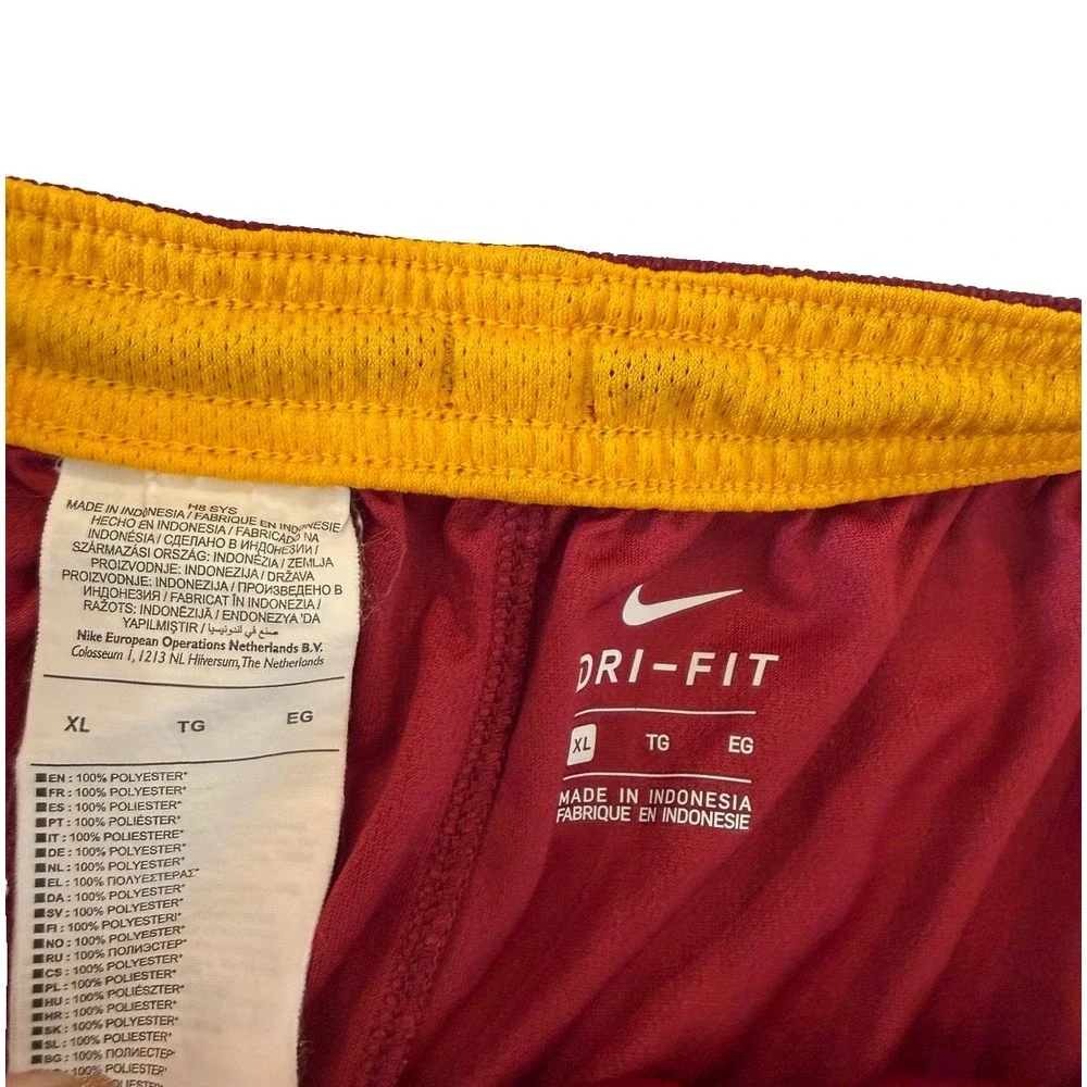 Nike Roma Home Football/Soccer Shorts Italy Dri Fit Size XL